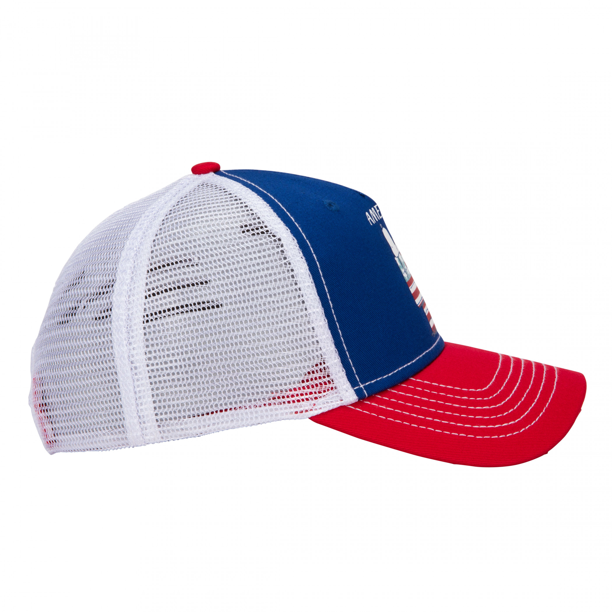 Peanuts Snoopy American Flag House Adjustable Hat